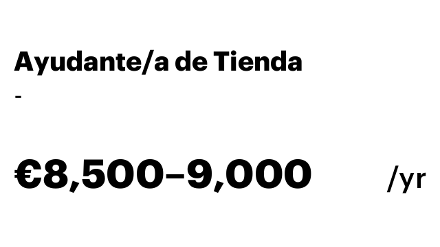 Ayudante/a de Tienda