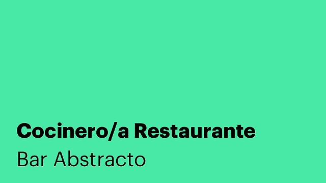Cocinero/a Restaurante