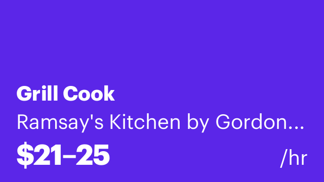 Grill Cook