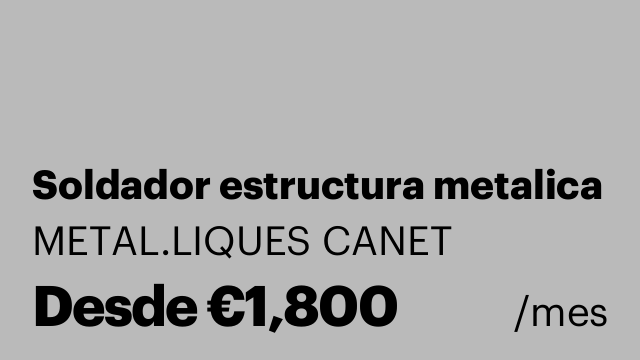 Soldador estructura metalica