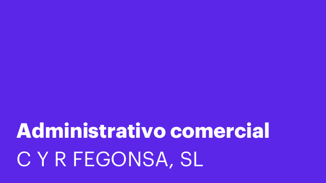Administrativo comercial