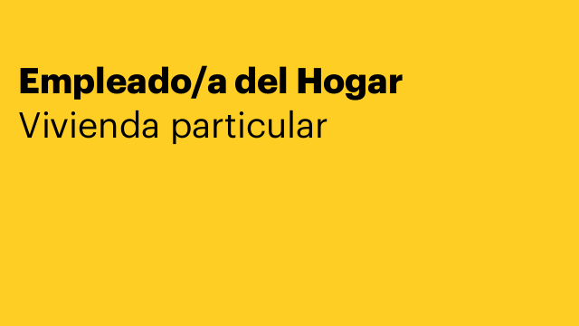 Empleado/a del Hogar