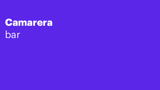 Camarera