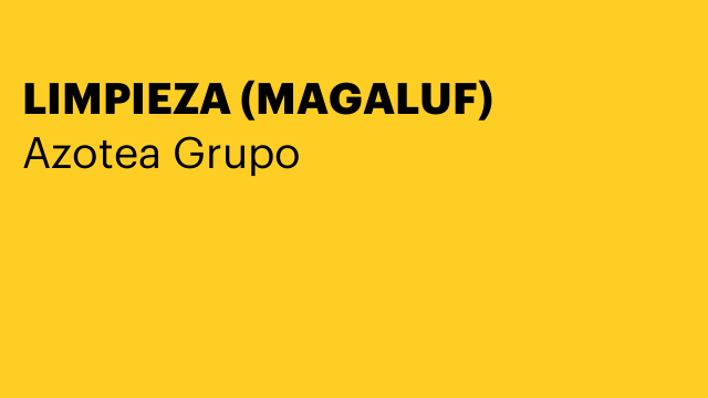 LIMPIEZA (MAGALUF)