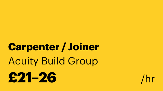 Carpenter / Joiner