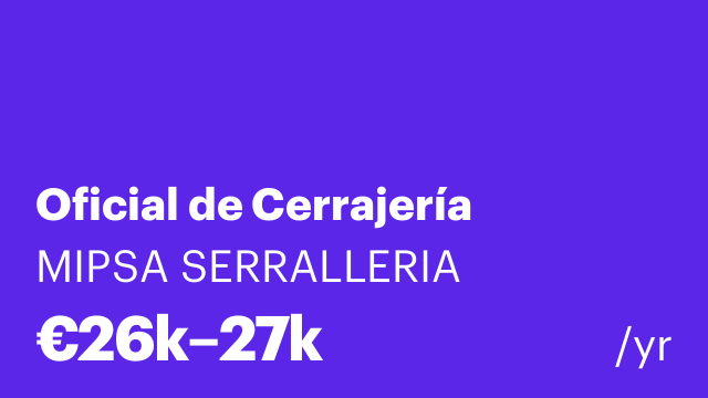 Oficial de Cerrajería