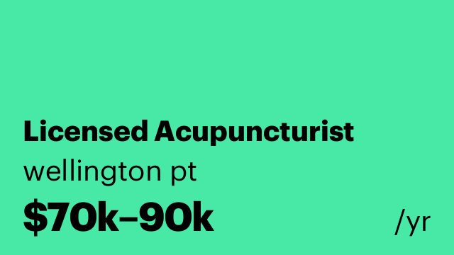 Licensed Acupuncturist