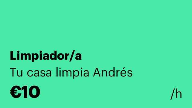 Limpiador/a