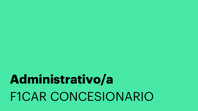 Administrativo/a