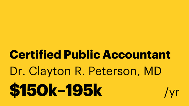 Certified Public Accountant