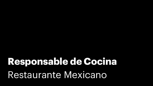 Responsable de Cocina