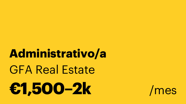 Administrativo/a