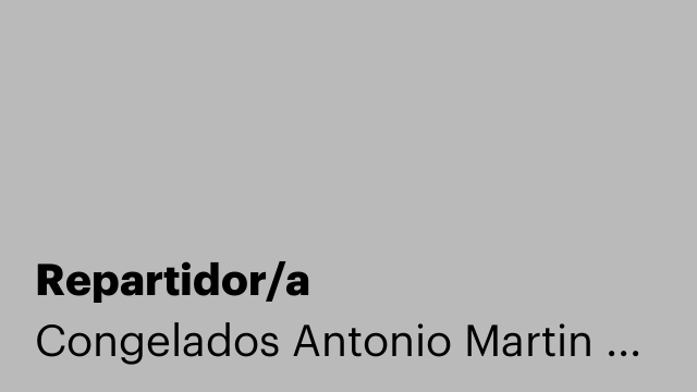 Repartidor/a