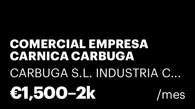 COMERCIAL EMPRESA CARNICA CARBUGA