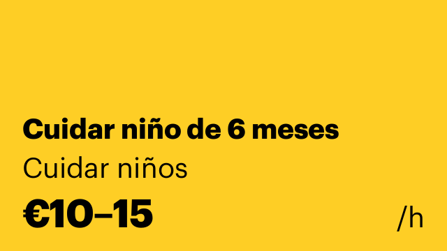 Cuidar niño de 6 meses
