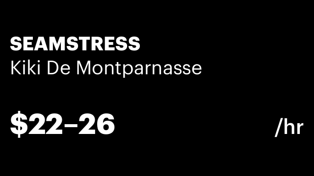 SEAMSTRESS