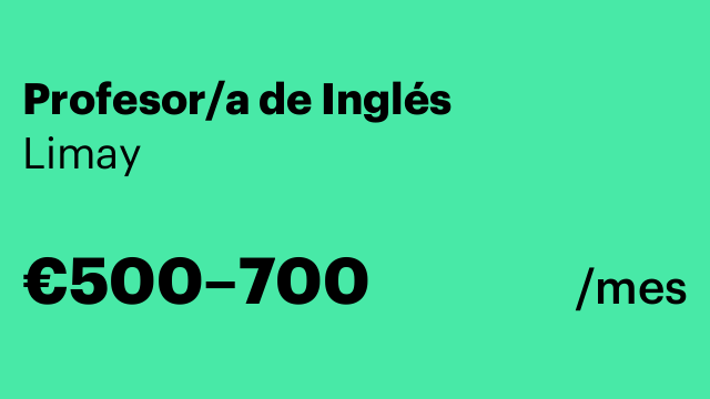 Profesor/a de Inglés