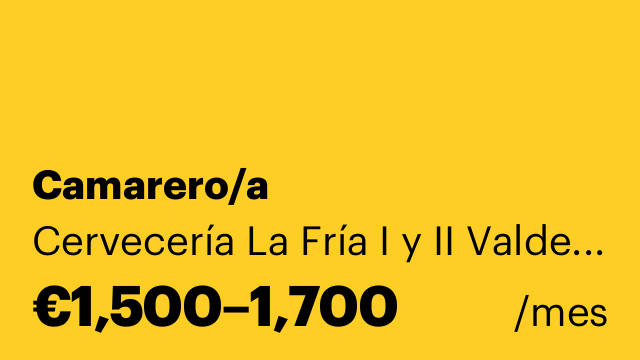 Camarero/a