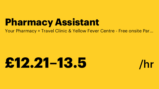 Pharmacy Assistant