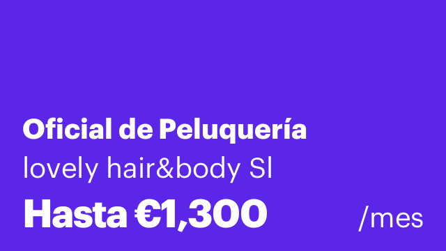 Oficial de Peluquería