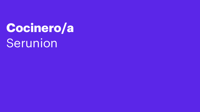 Cocinero/a