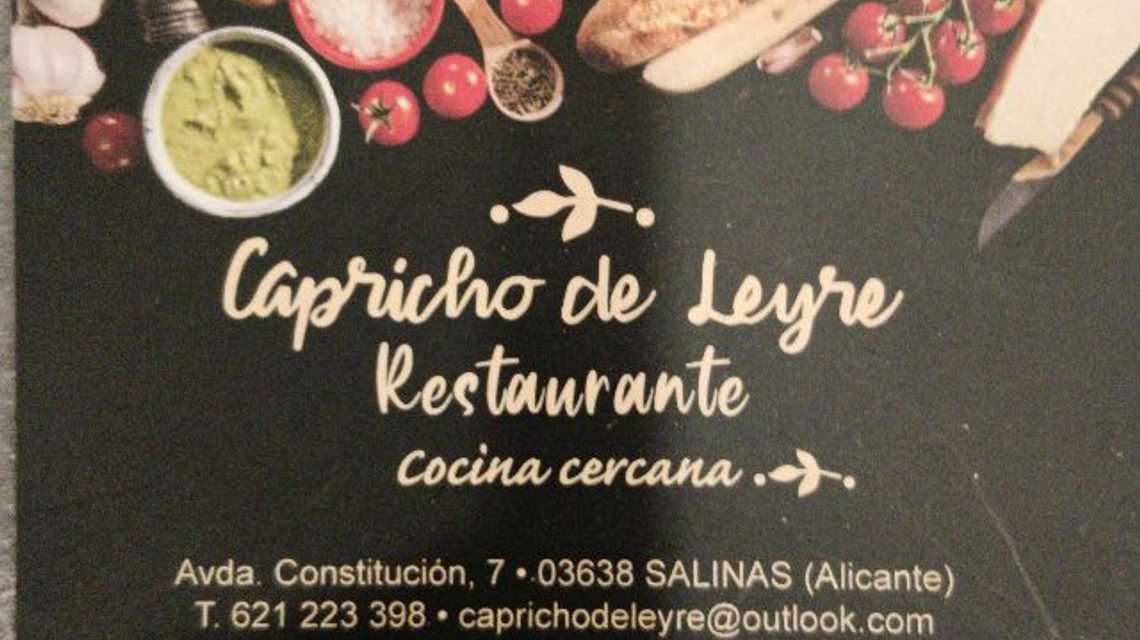 Capricho de leyre restaurante cover image