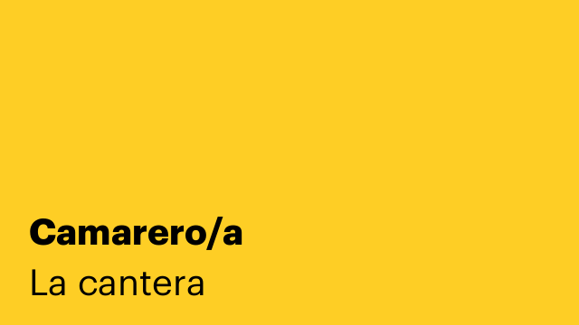Camarero/a
