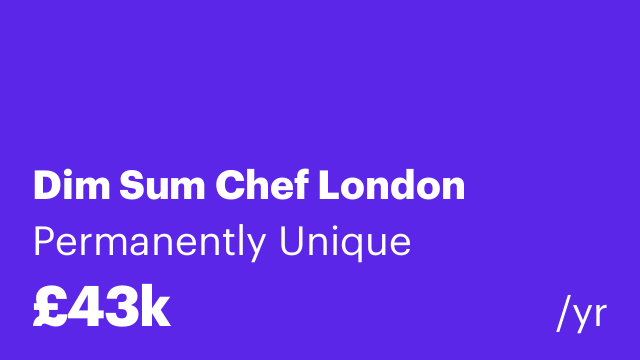 Dim Sum Chef London