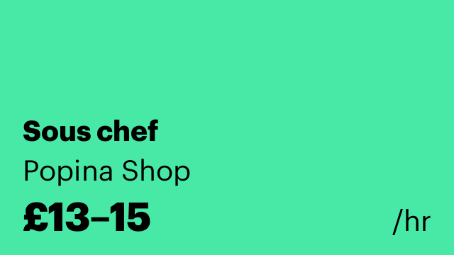 Sous chef
