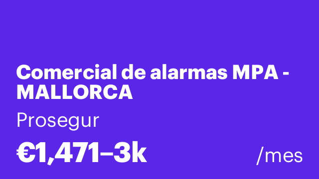 Comercial de alarmas MPA - MALLORCA