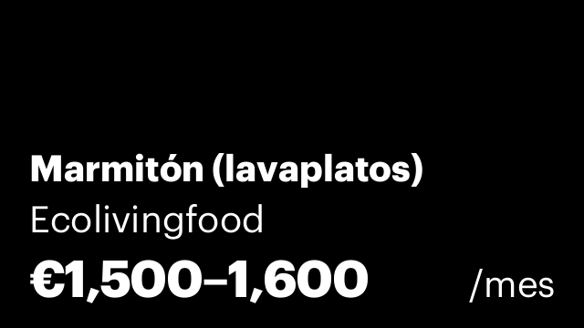Marmitón (lavaplatos)