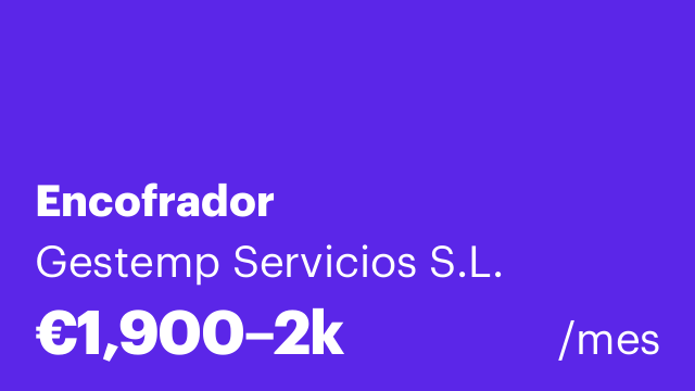 Encofrador