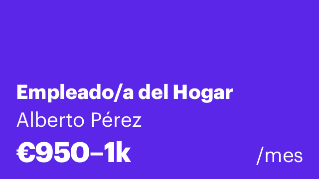 Empleado/a del Hogar