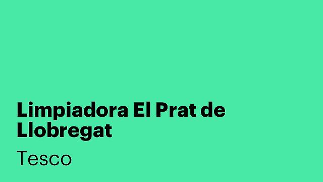 Limpiadora El Prat de Llobregat