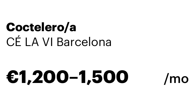 Coctelero/a