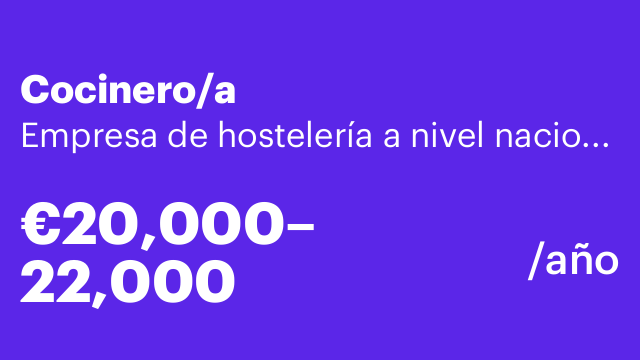 Cocinero/a