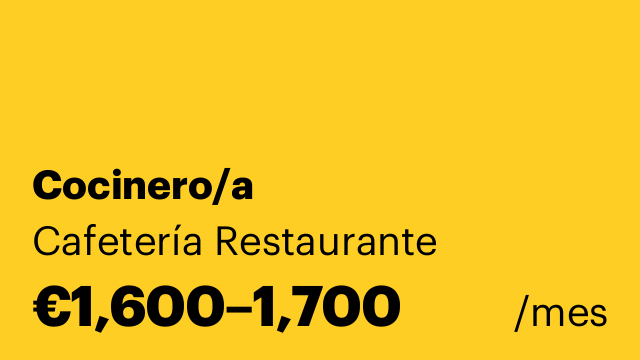 Cocinero/a