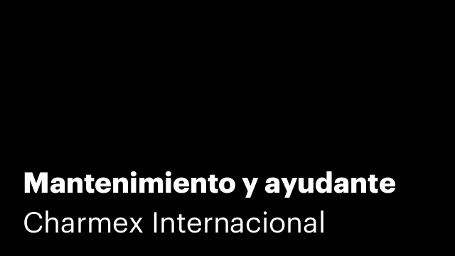 Mantenimiento y ayudante