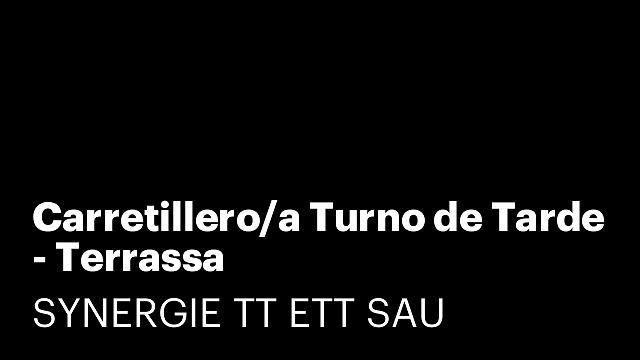 Carretillero/a Turno de Tarde - Terrassa