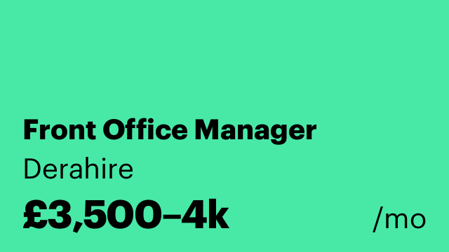 Front Office Manager