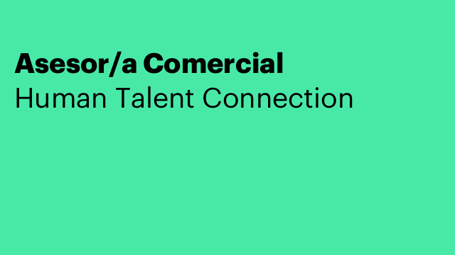Asesor/a Comercial