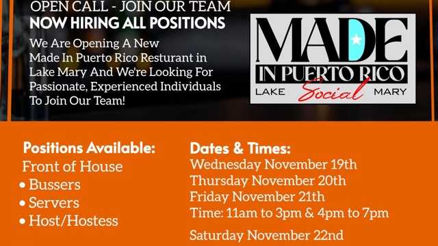 Bartender and Waiter / Waitress