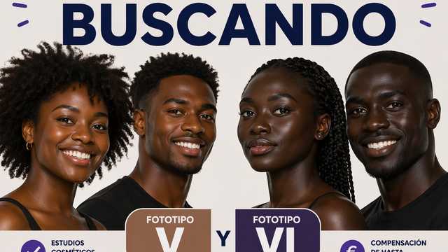 Testadores AFRO  para estudios cosmeticos