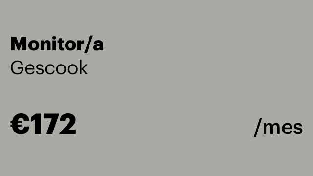 Monitor/a