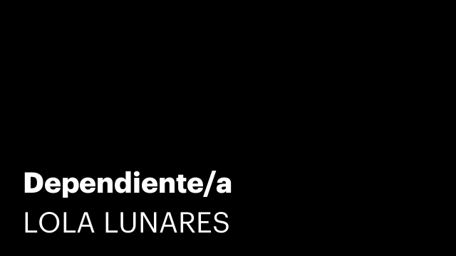 Dependiente/a