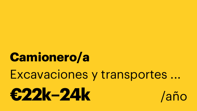 Camionero/a