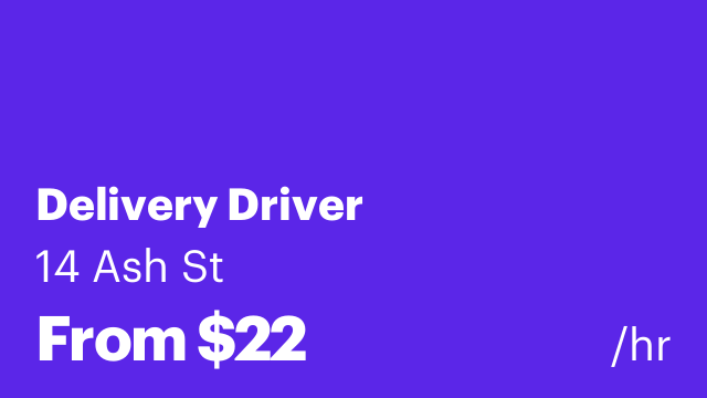 Delivery Driver