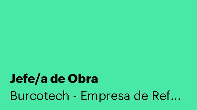 Jefe/a de Obra