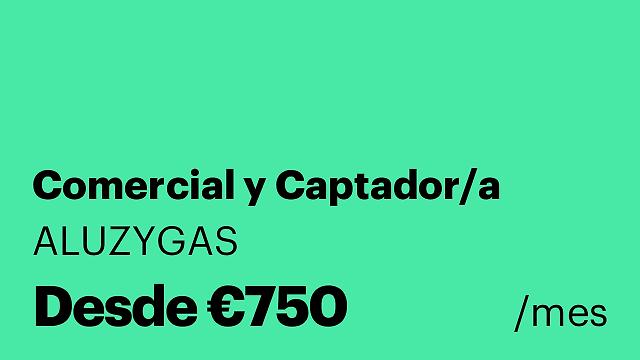 Comercial y Captador/a
