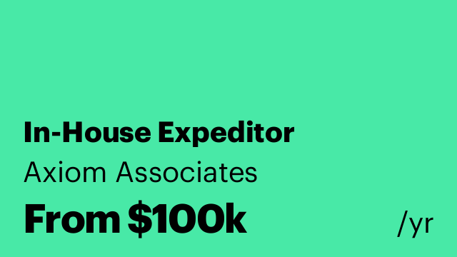 In-House Expeditor